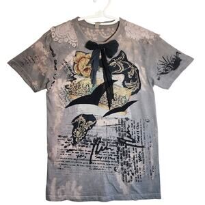 wearable art tee - One of a kind